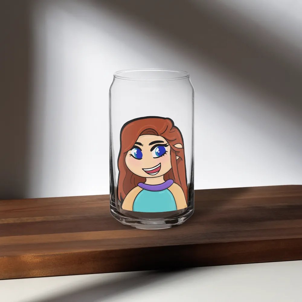 Happy Face Glass Sipper product image (35)