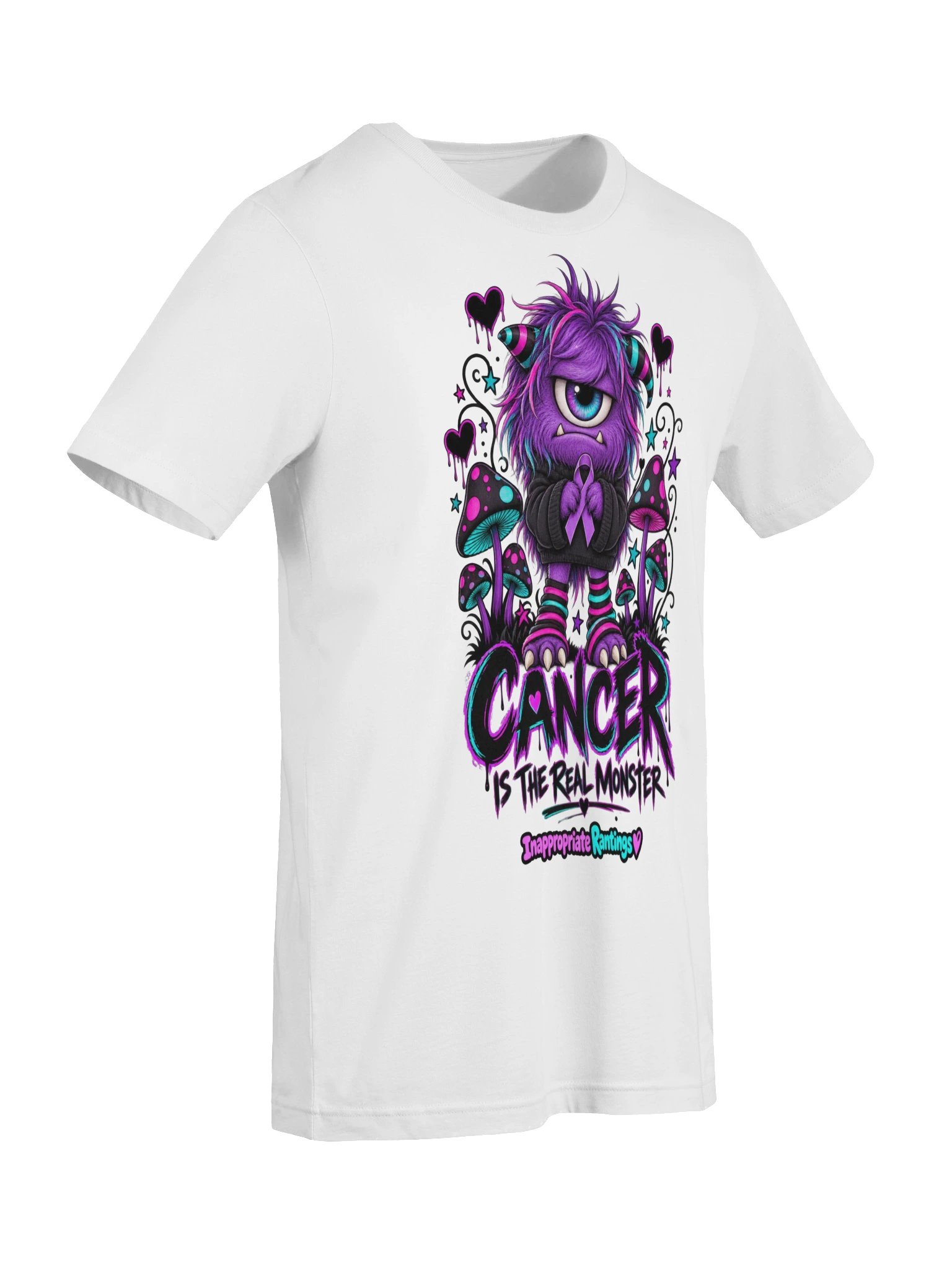 Cancer Is The Real Monster Tee product image (61)
