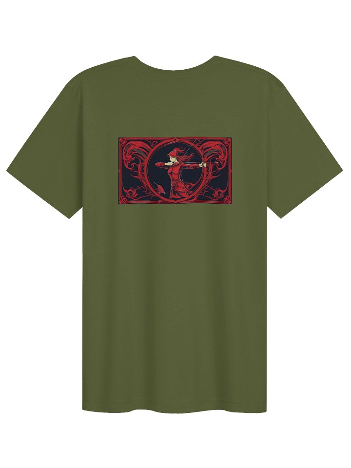 Scorpio - Gothic Zodiac, Red Graphic on the back T-Shirt. product image (32)