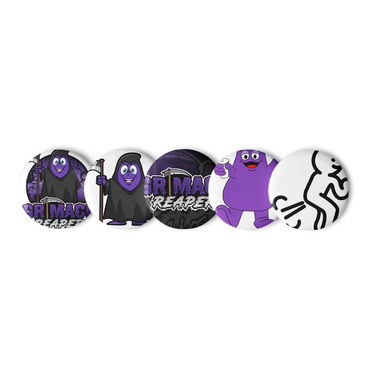 The Grimace Reaper pin pack product image (3)