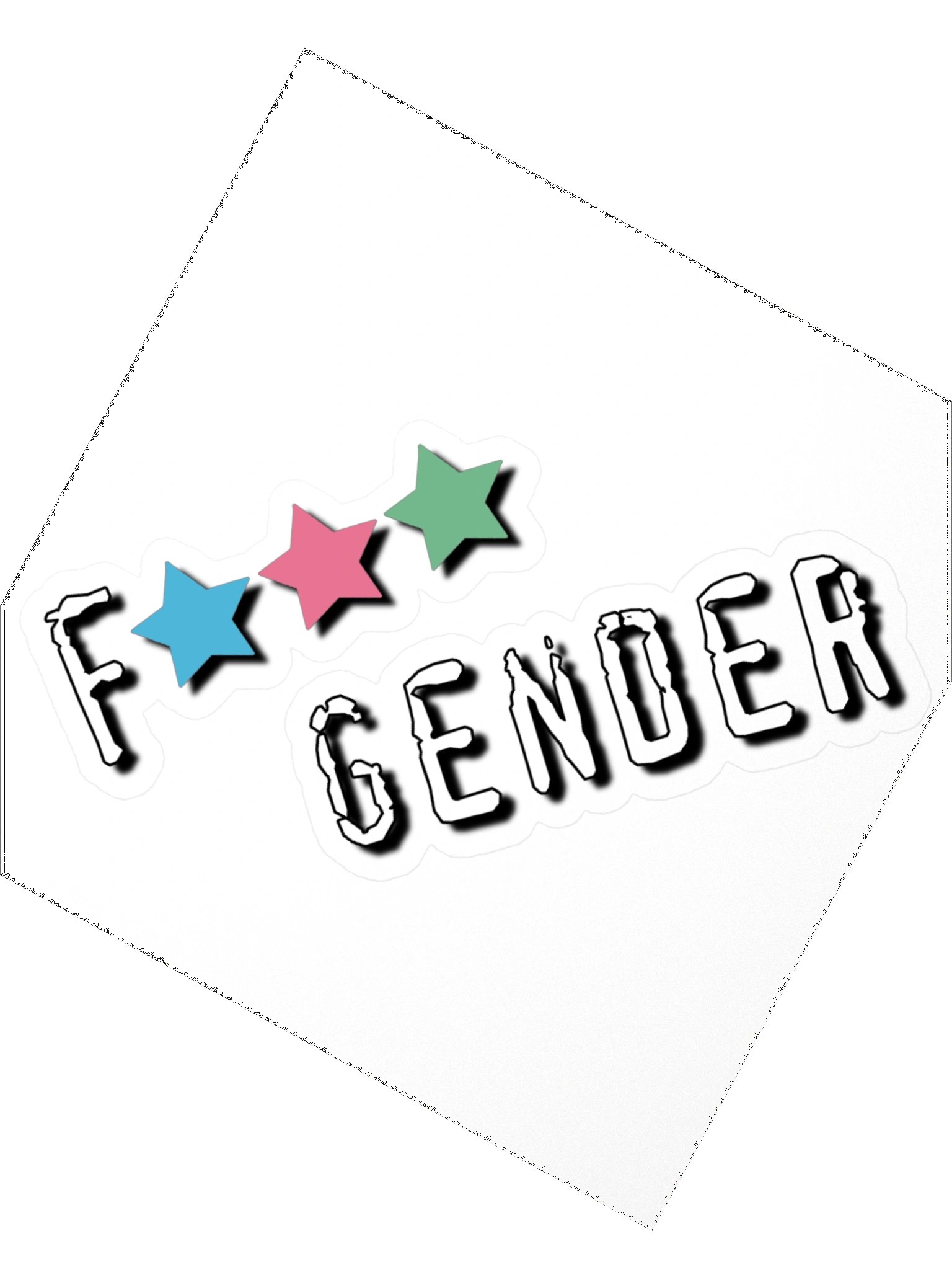 F*** Gender Sticker product image (2)