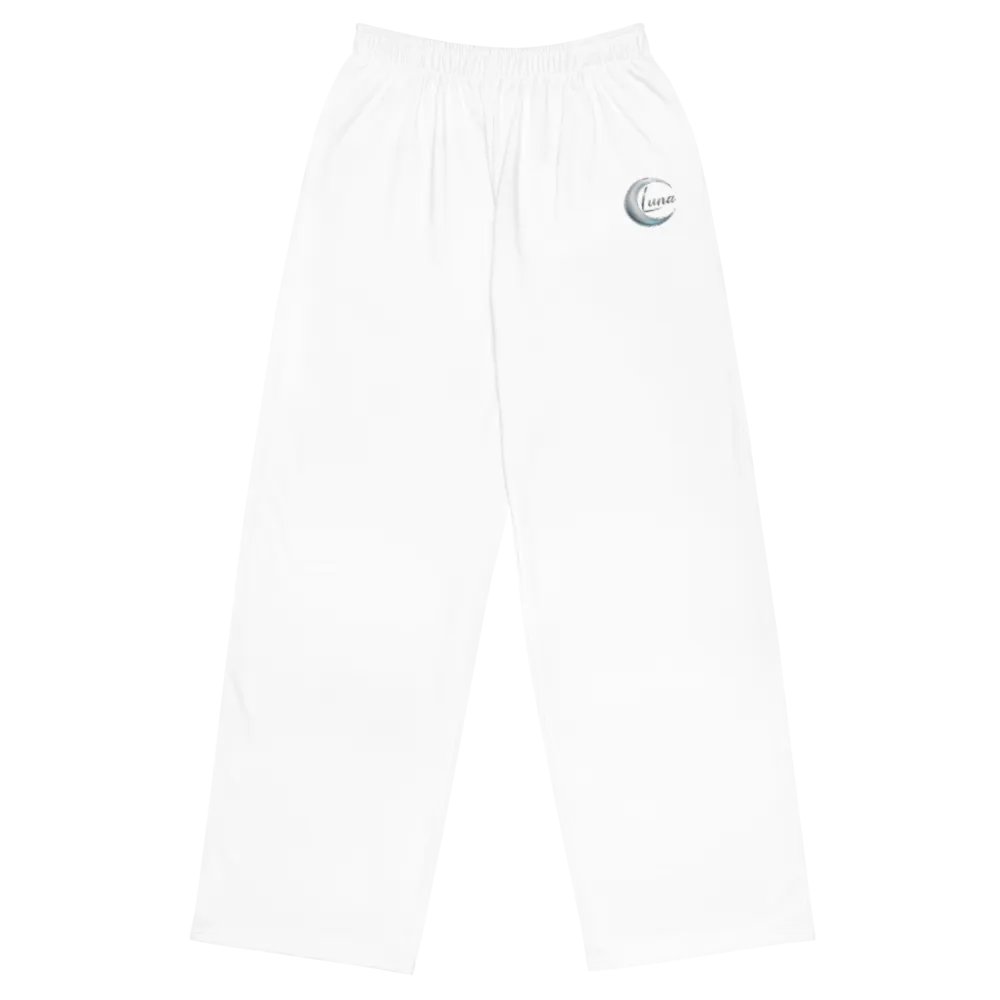 Trendy All-Over Print Unisex Wide-Leg Pants - Luna Collection product image (1)