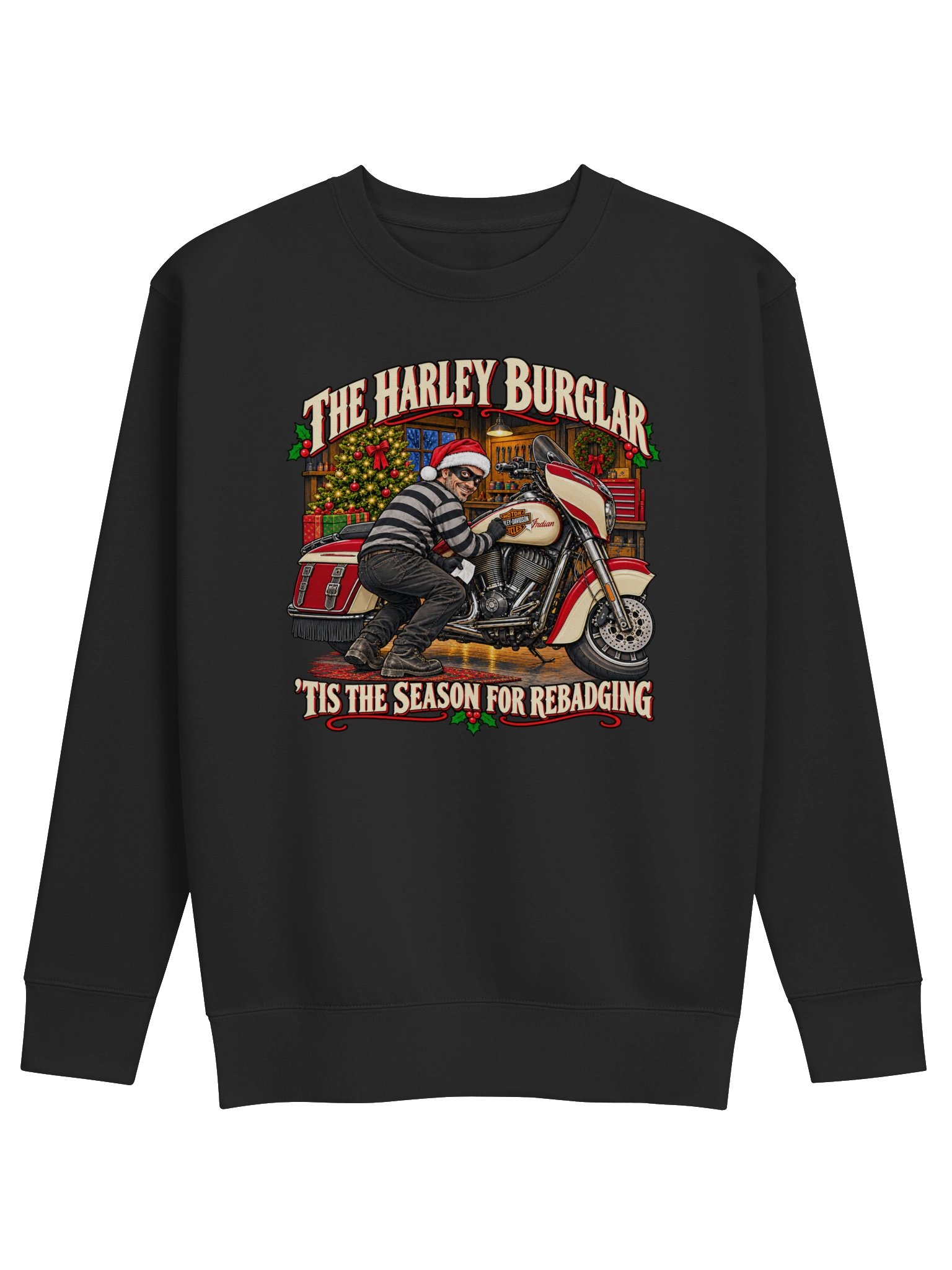 The Harley Burglar | House Divided Christmas Crewneck Sweatshirt product image (1)