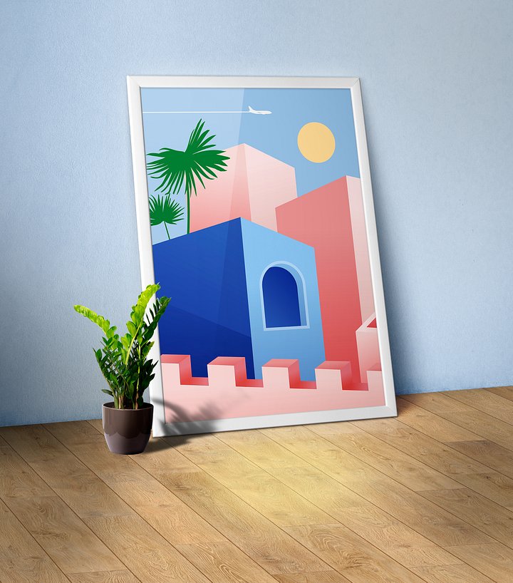 Boho, Boho decor: Egypt, Morocco, Tunisia — boho travel poster product image (1)