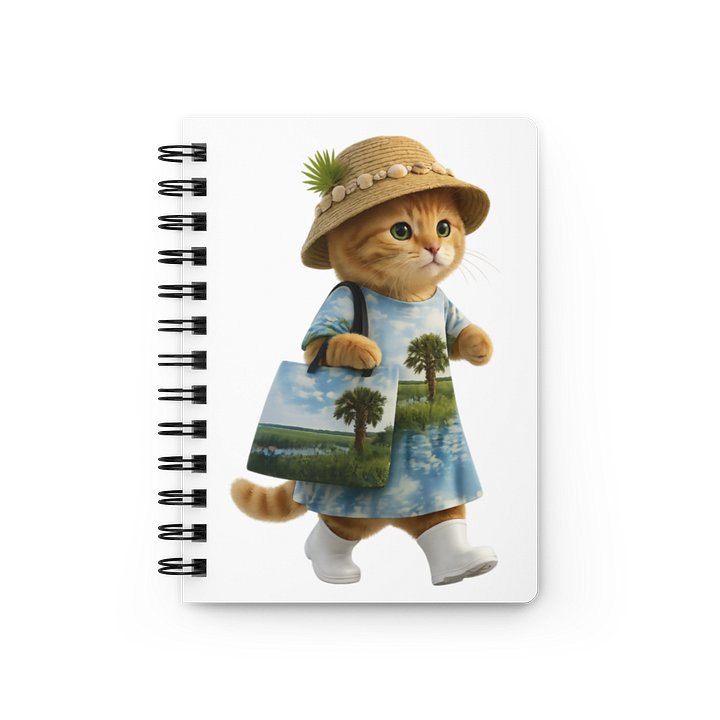 Lowcountry Holiday Cat — Coastal Notebook Edition product image (1)