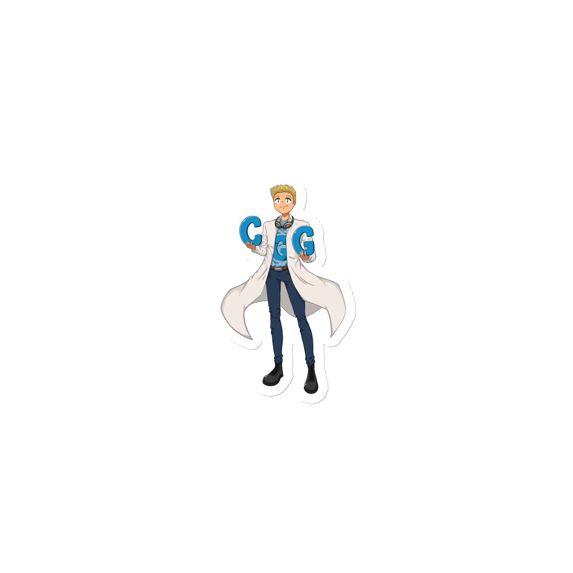 LukeCGG Die-Cut Magnet product image (1)