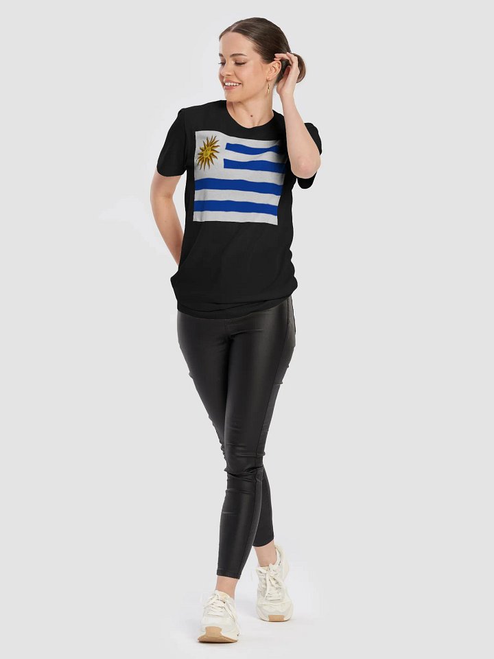 Exclusive Supersoft Unisex T-Shirt with Uruguayan Flag Design product image (2)