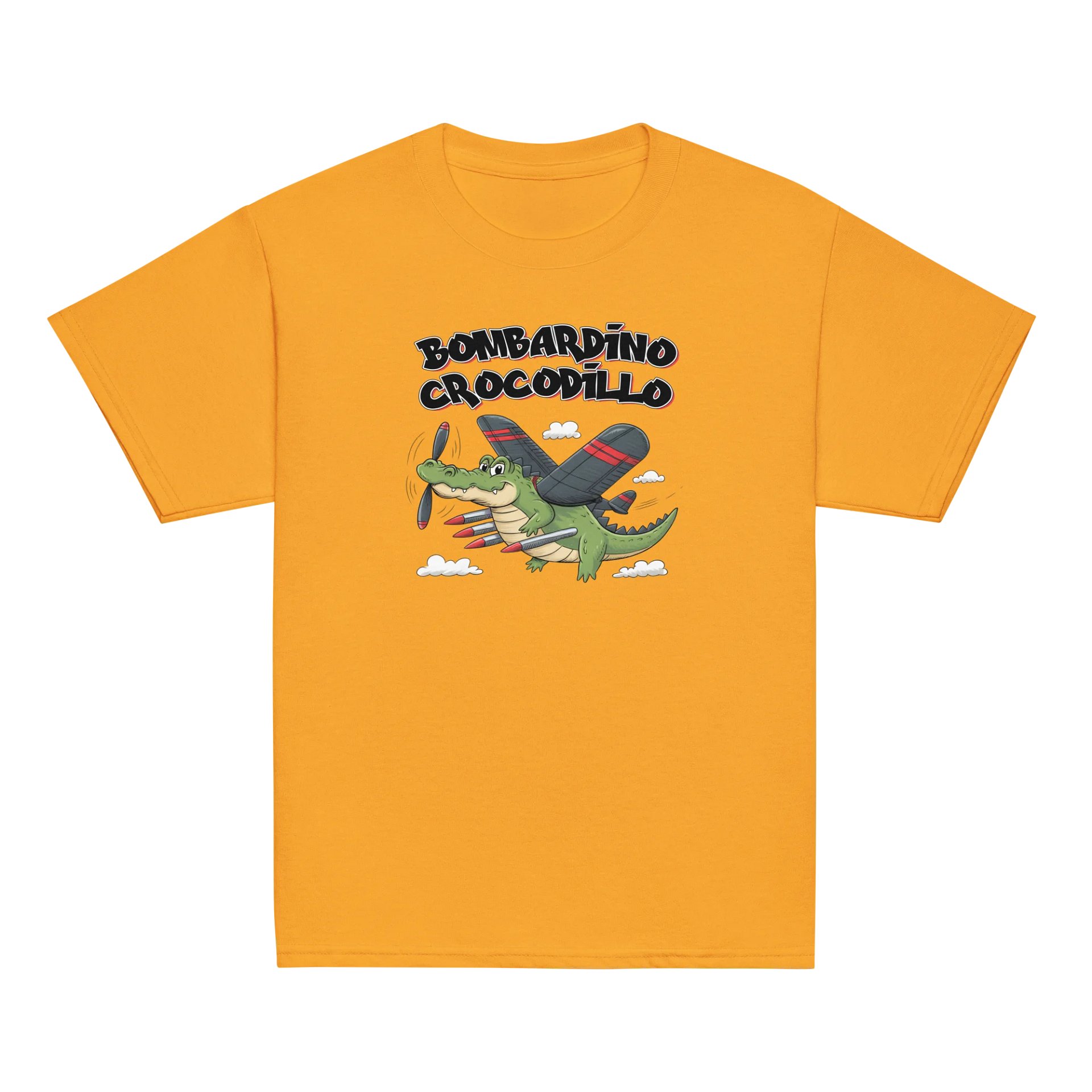 Bombardino Crocodilo – Cartoon Brainrot Youth Tee product image (2)