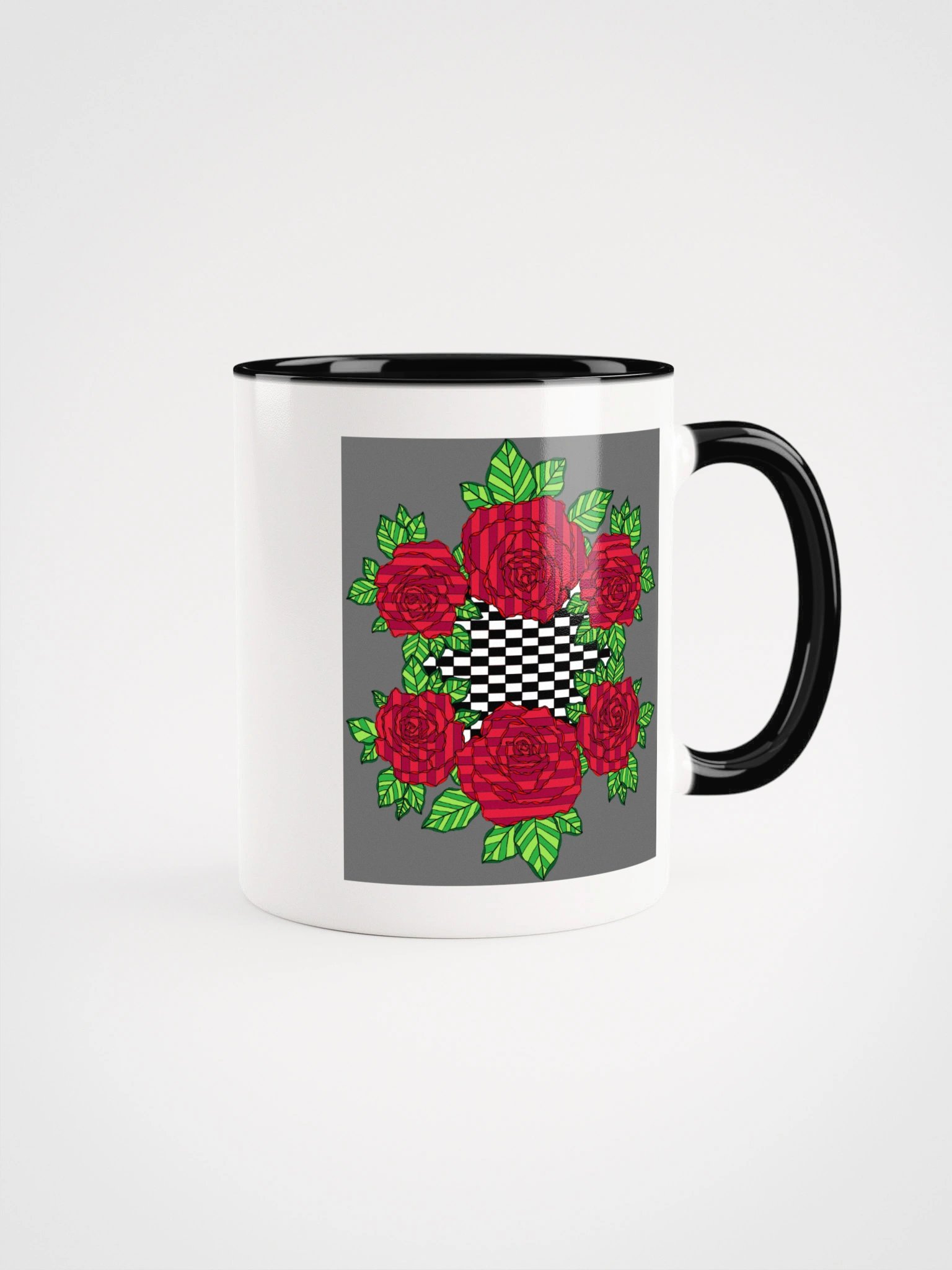Ceramic Mug w/ Colors (Rose-Grey) product image (8)