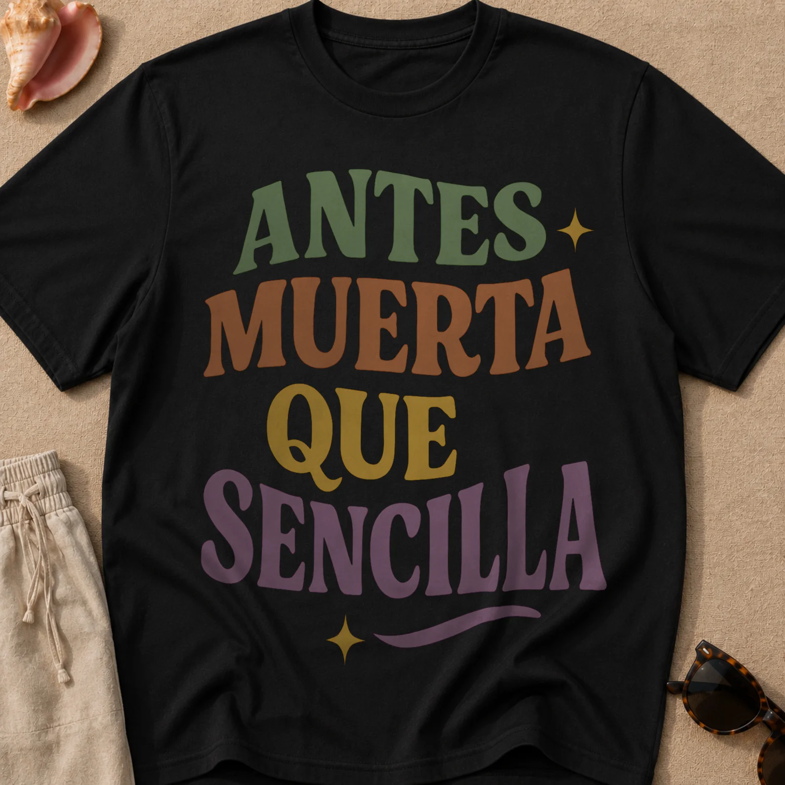 Antes Muerta que Sencilla Camiseta Unisex product image (1)