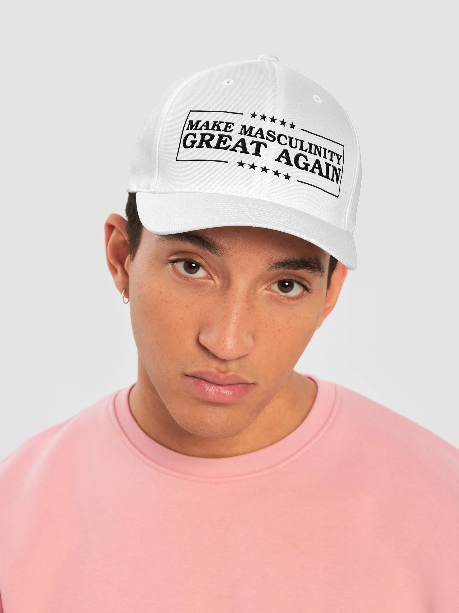 Make Masculinity Great Again White Cap product image (5)