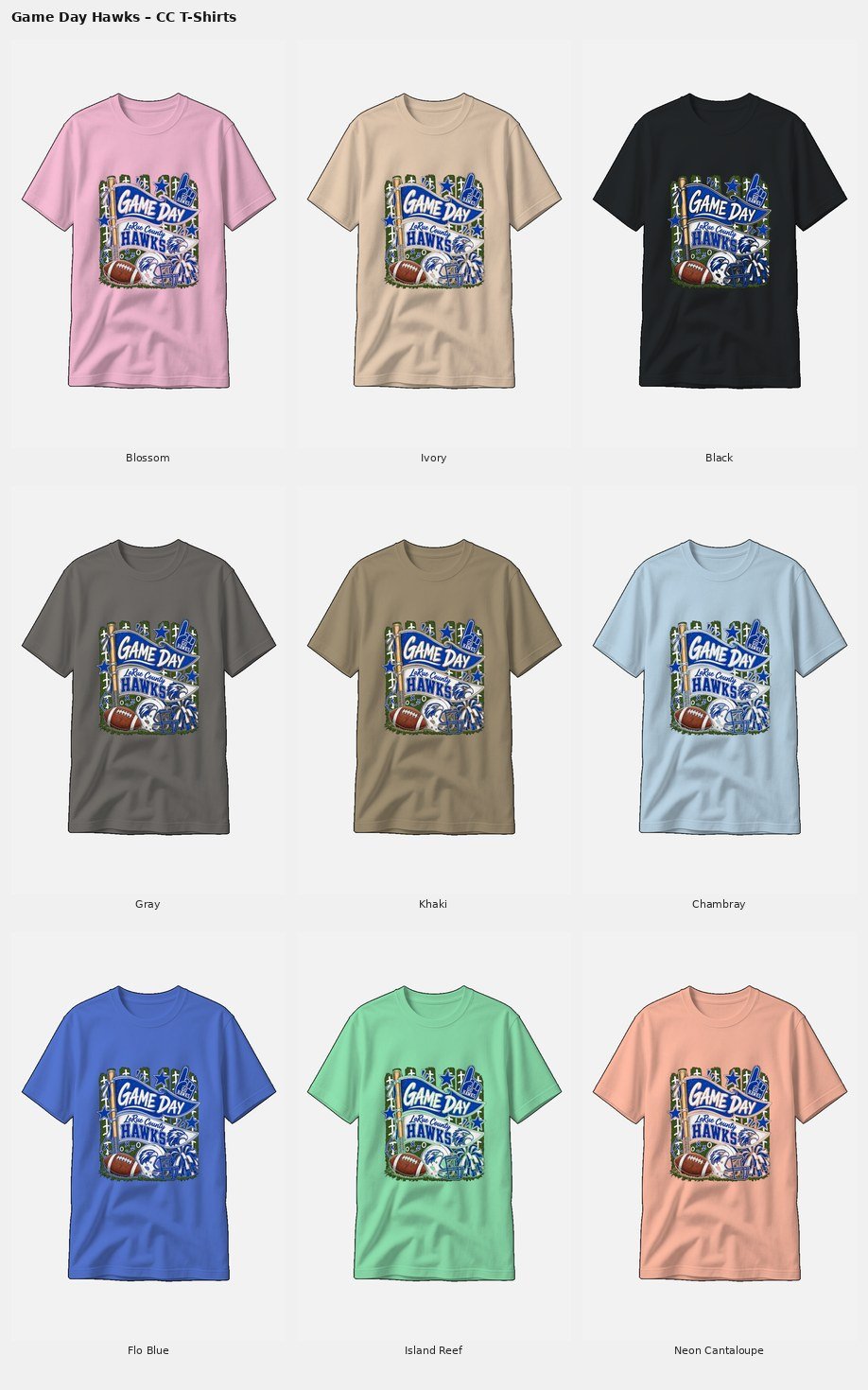 Football ball Game Day Comfort Colors Tee product image (2)