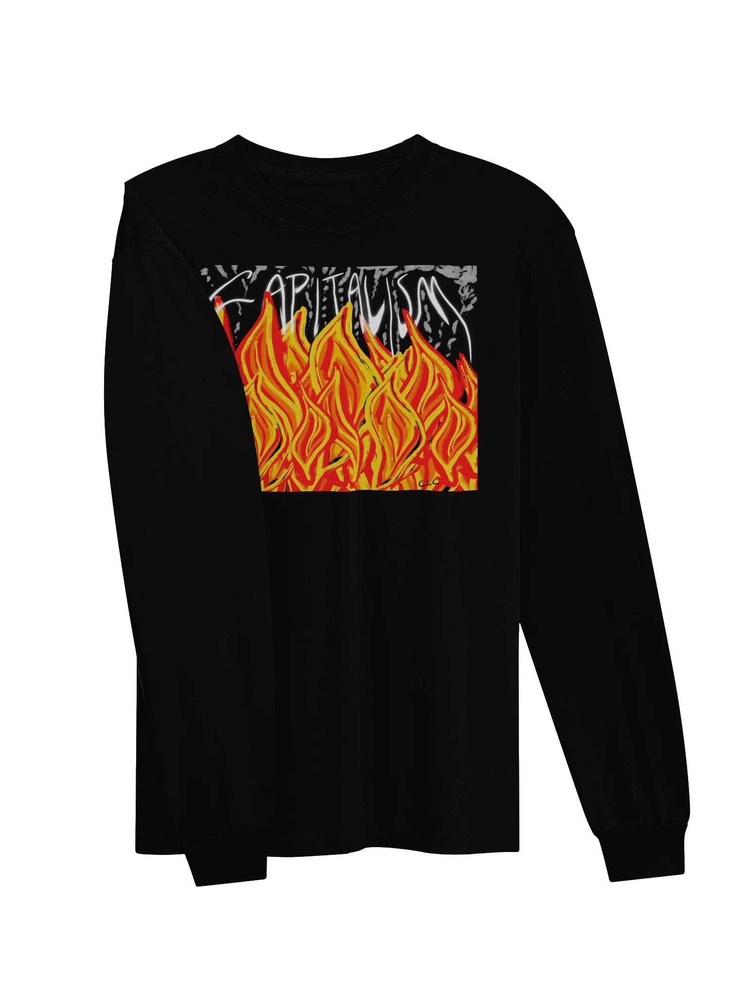 Burn Capitalism Down long sleeve tee product image (14)