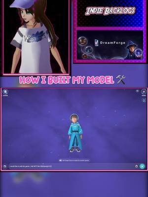 how i built my own vtuber model 🛠️ #dreamforge #vroid #vtuber #coding #tech #tutorial #ClipGPT #streamladder