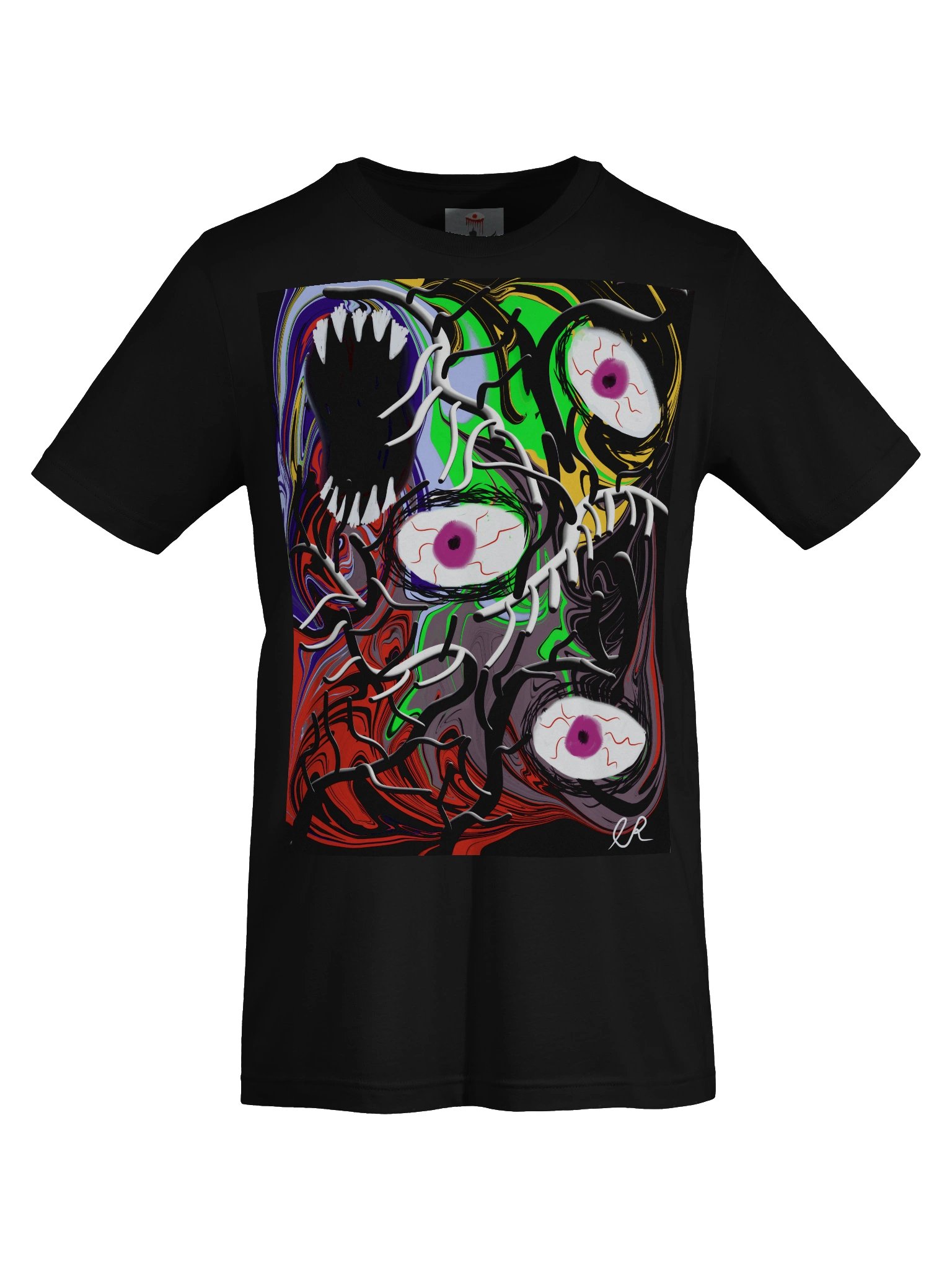 Chaos Creature Abstract Graphic Tee product image (5)