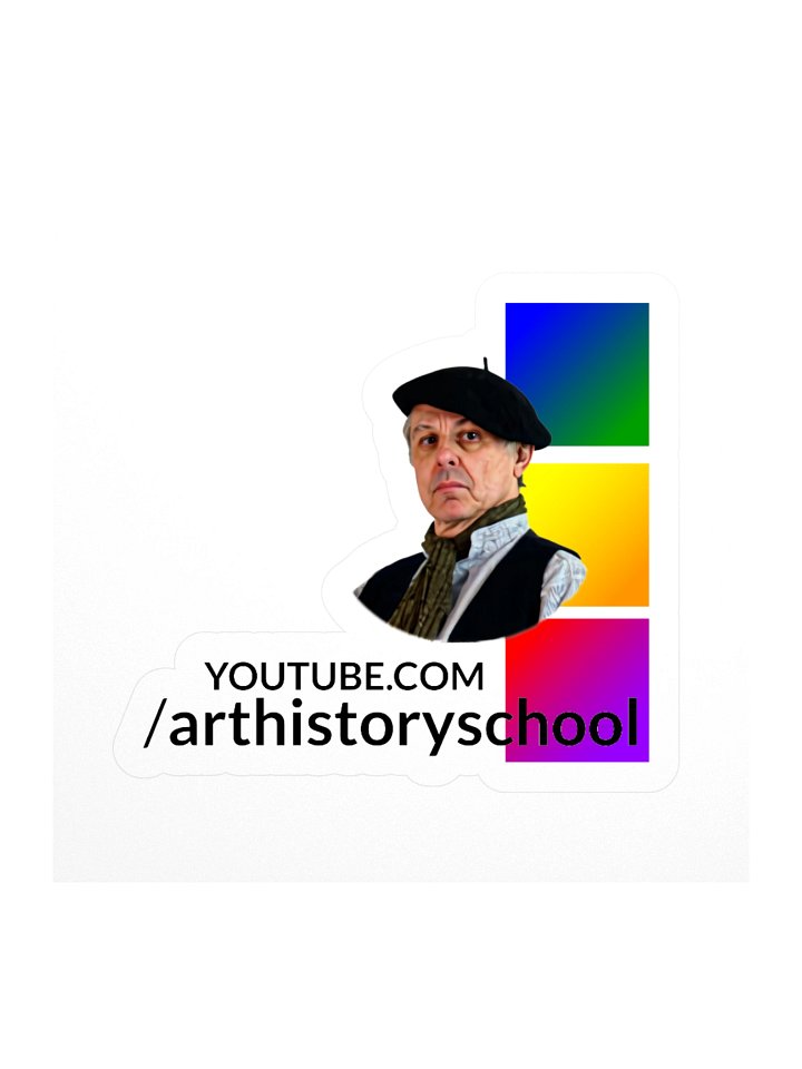 Art History School Sticker product image (1)