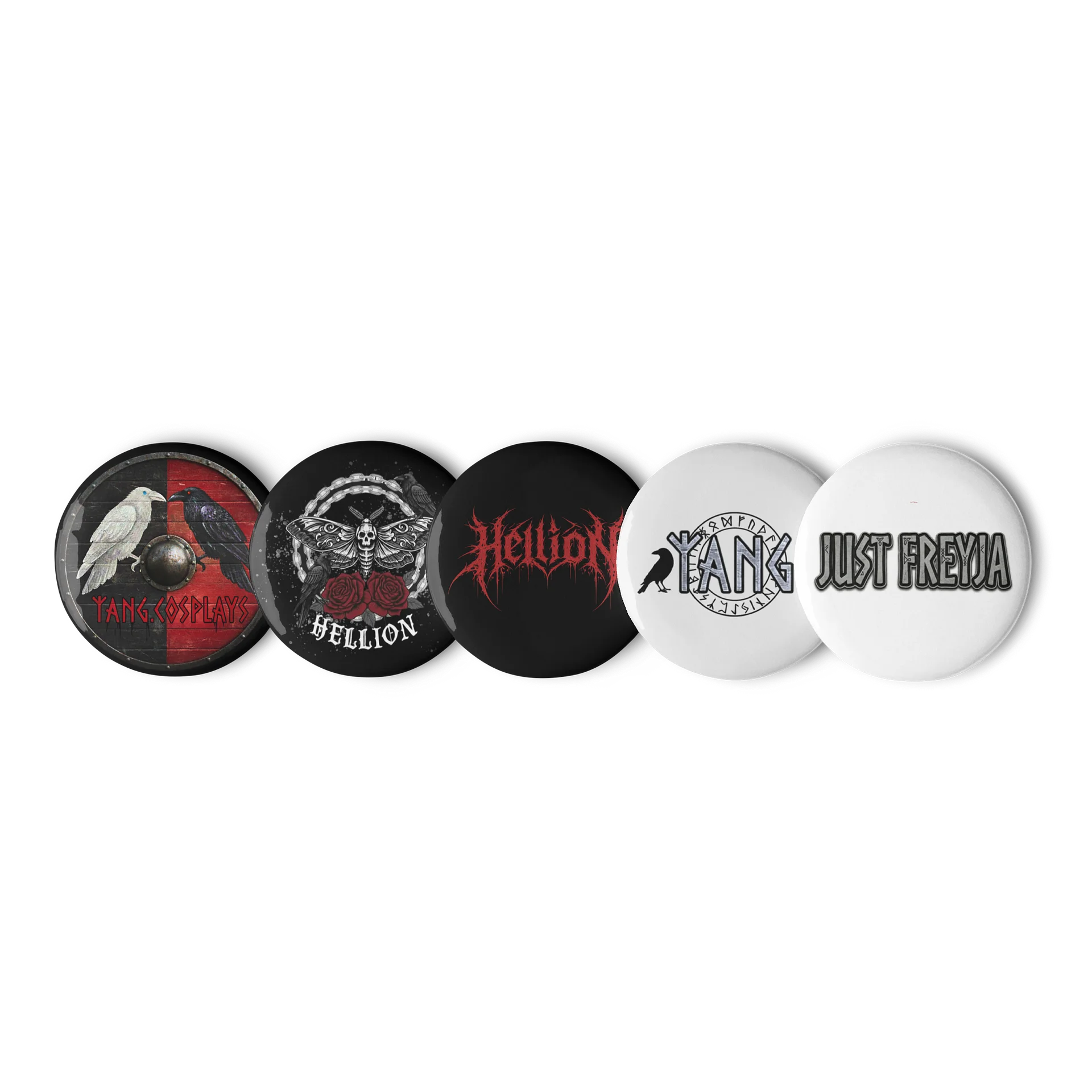 Hellion- Button Pins Style 1 product image (1)
