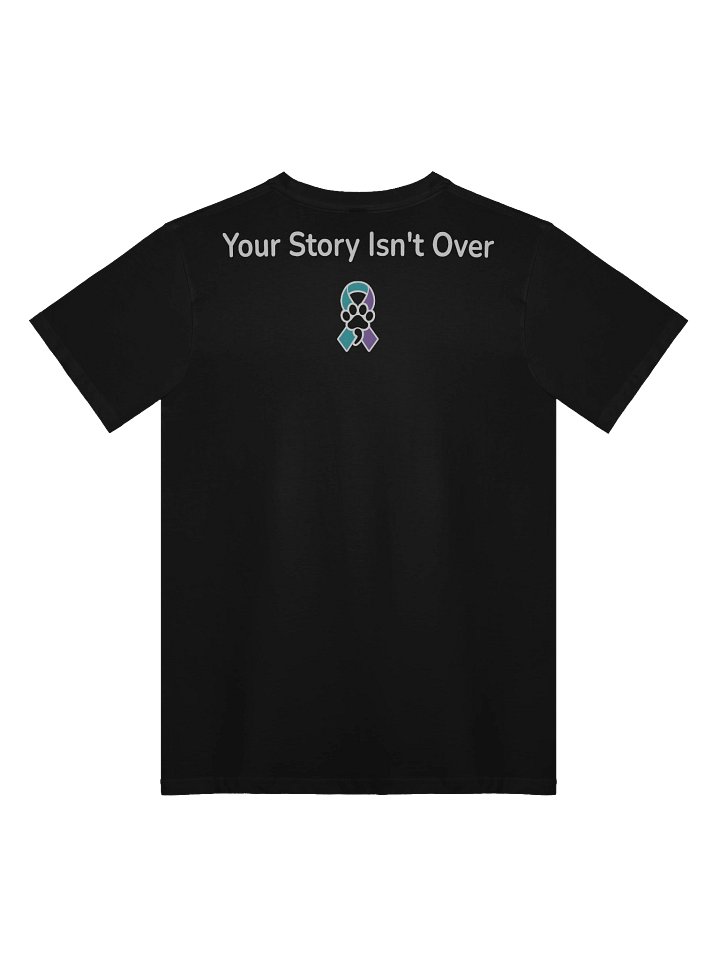 💜💙 Suicide Awareness Ribbon T-Shirt | “Your Story Isn’t Over” product image (5)