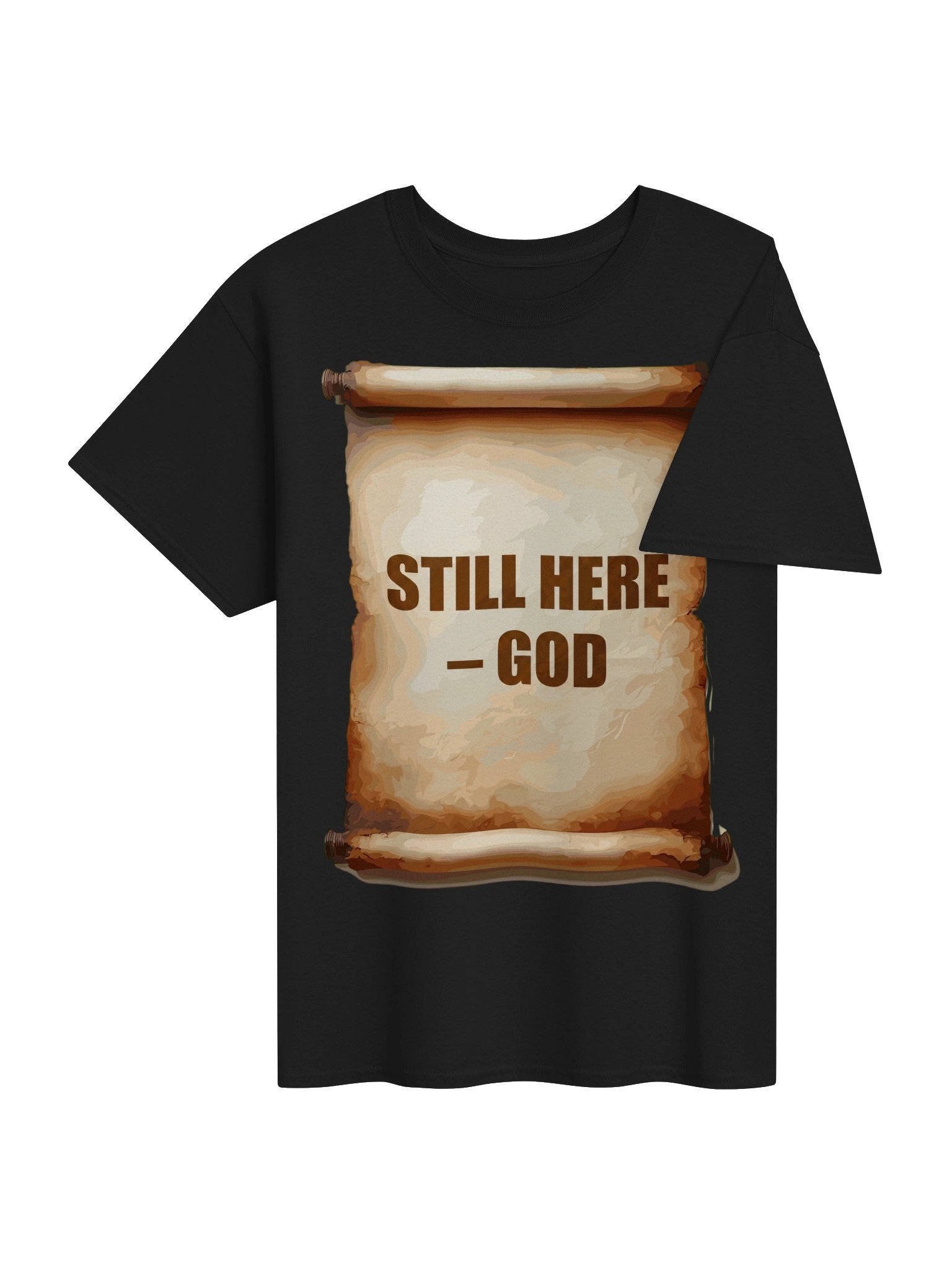Still Here – God Vintage Scroll Tee product image (4)