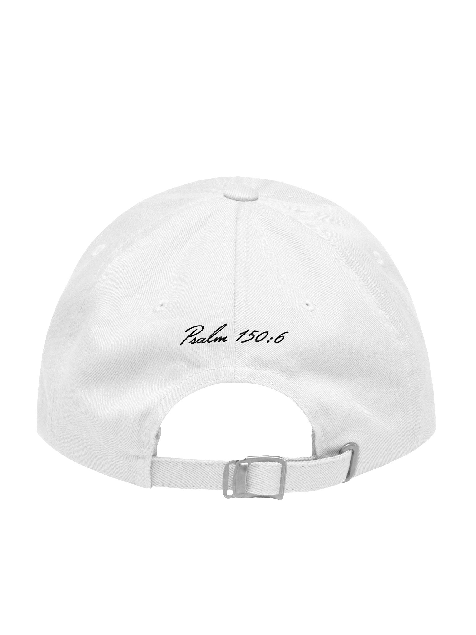 PRAISE GOD EMBROIDERED DAD HAT - WHITE product image (2)