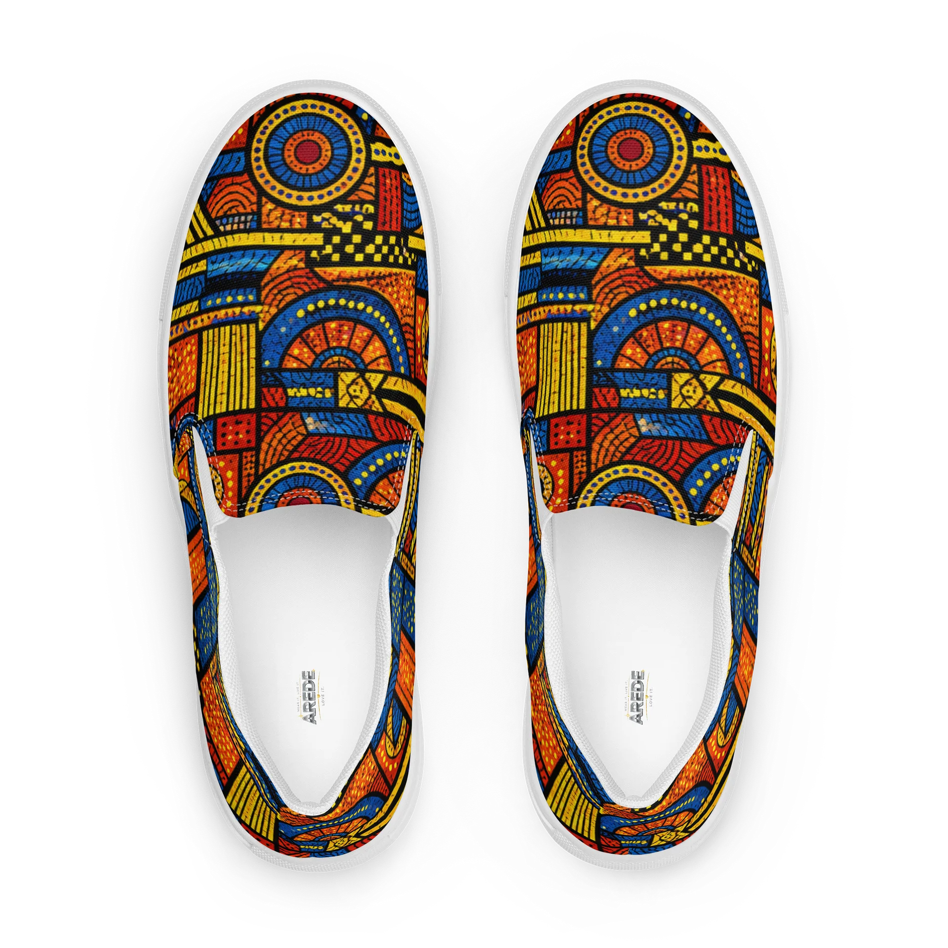 Bold Geo Tile Slip-Ons — Arede Couture product image (1)