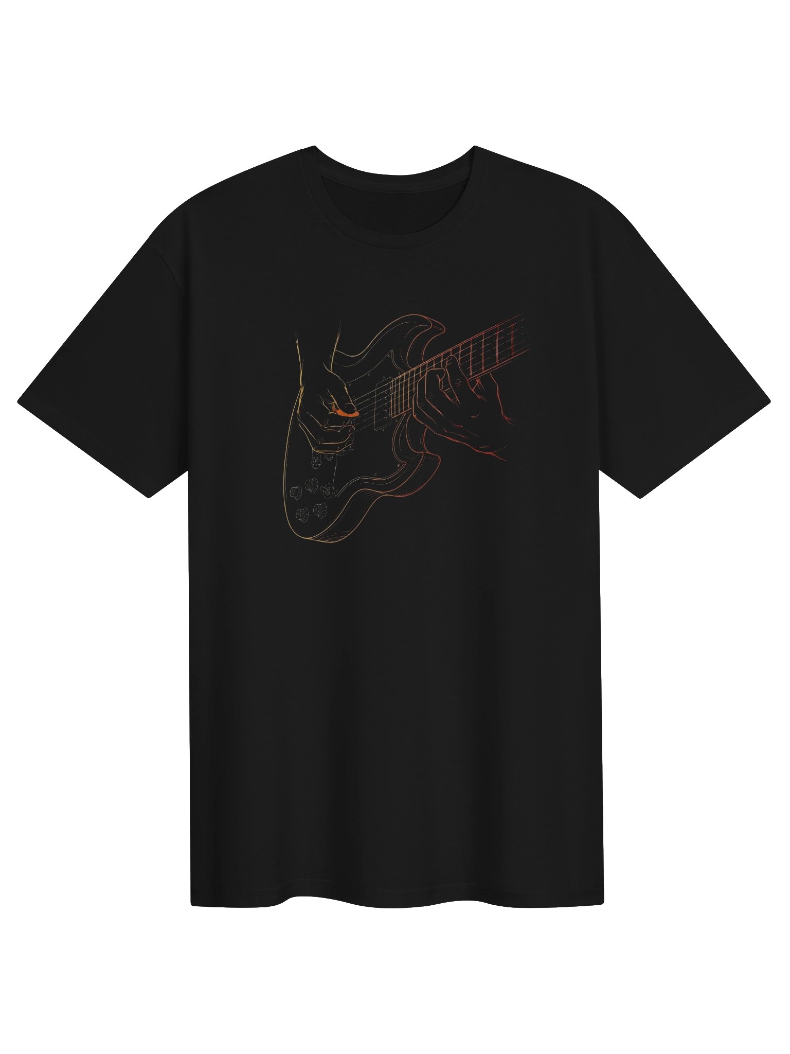 In the Strings SG - Electric Guitar Line Art T-Shirt | Gift for Guitar Players product image (2)