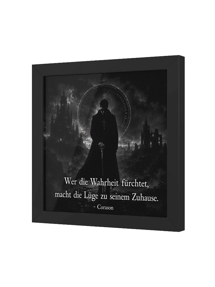 Wer die Wahrheit fürchtet Framed Poster product image (2)