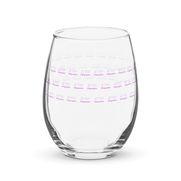 Cdog Spins Glass Tumbler product image (1)