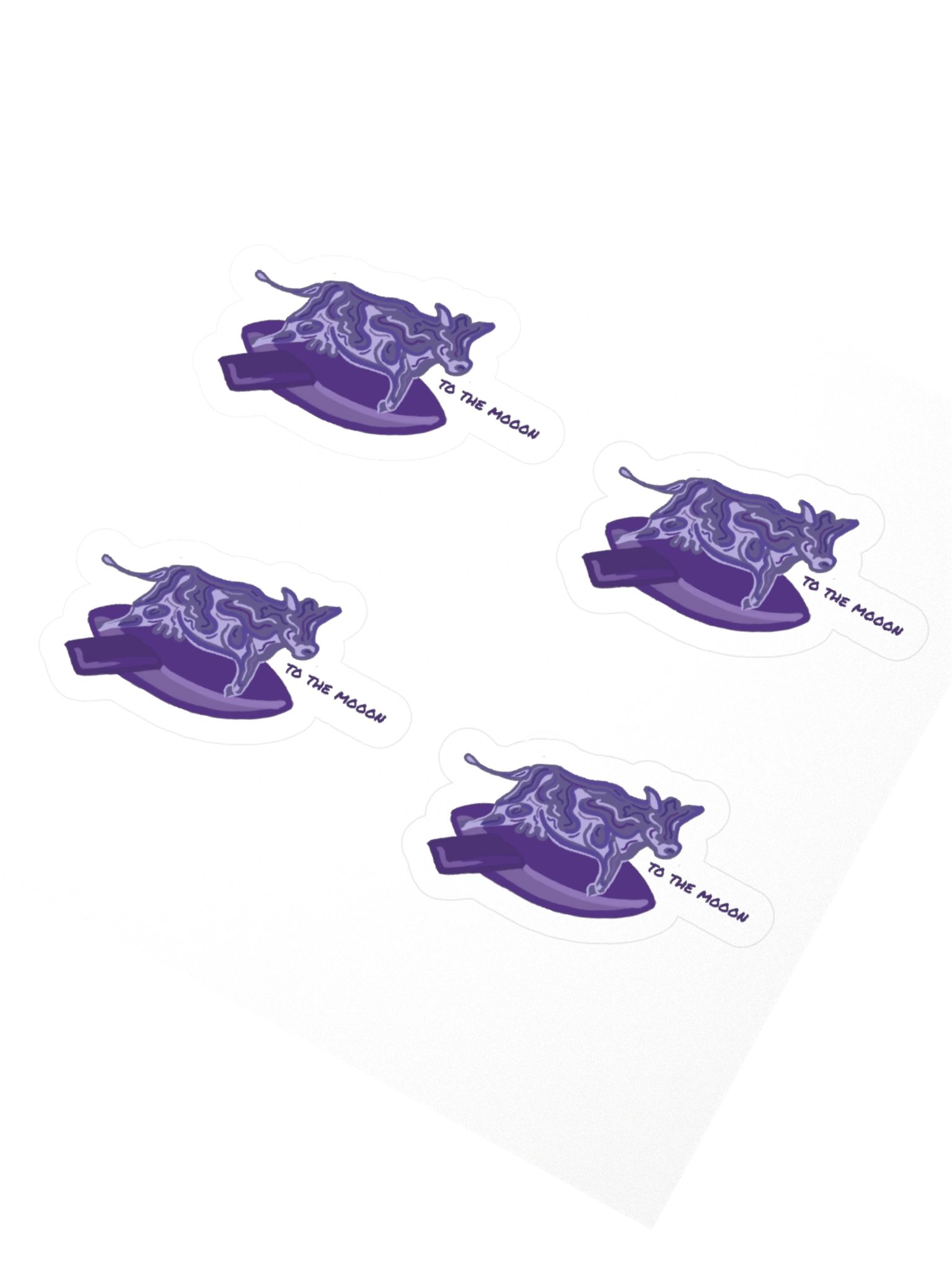 To the Mooon - Sticker product image (2)