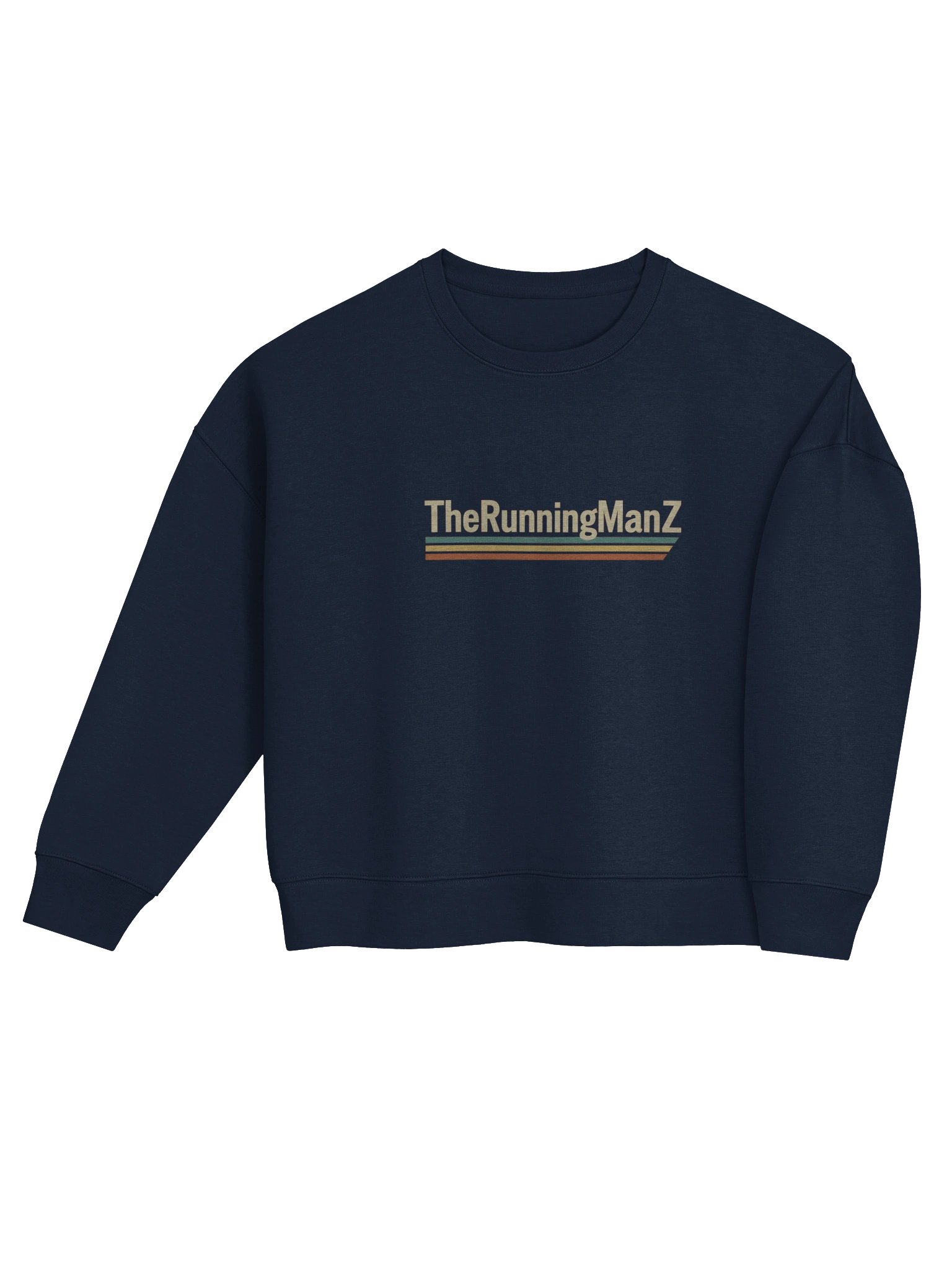 The RunningManZ - Running Since 2014 - Retro Women's Organic Crew Neck Sweatshirt product image (4)