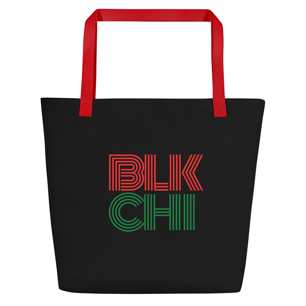 Large Blockline Tote - Rooted Red product image (1)