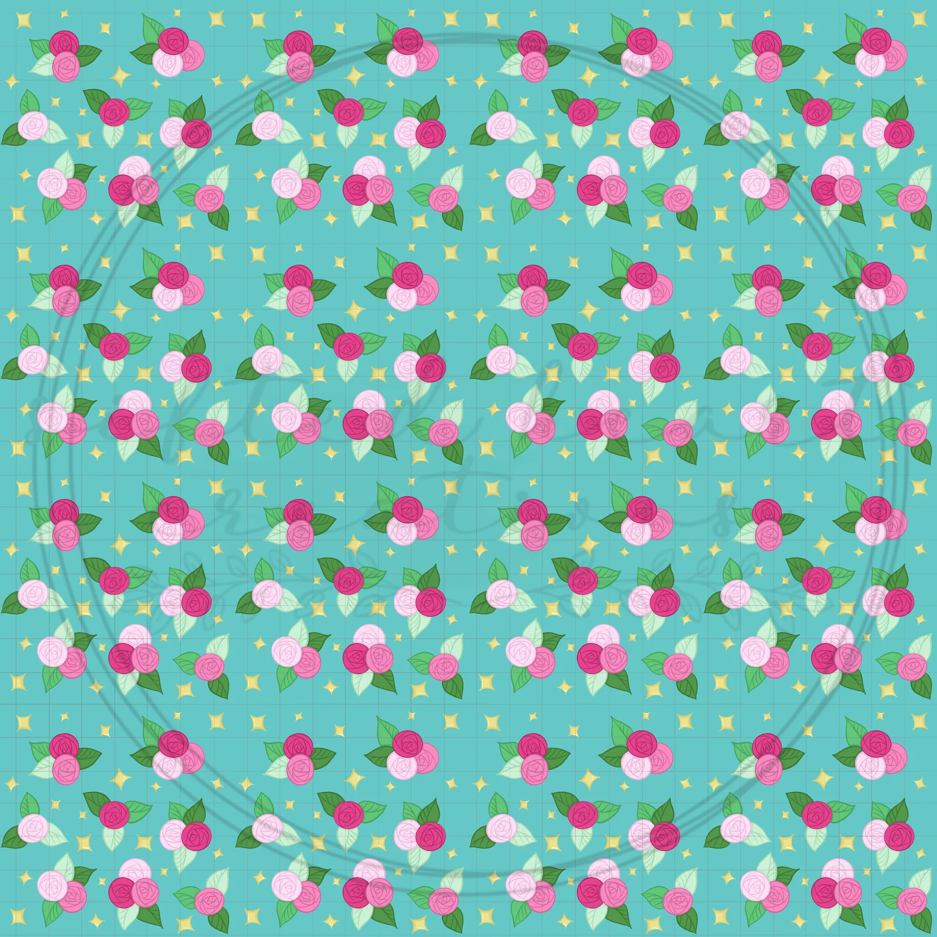 Mystical Roses Seamless Pattern product image (2)
