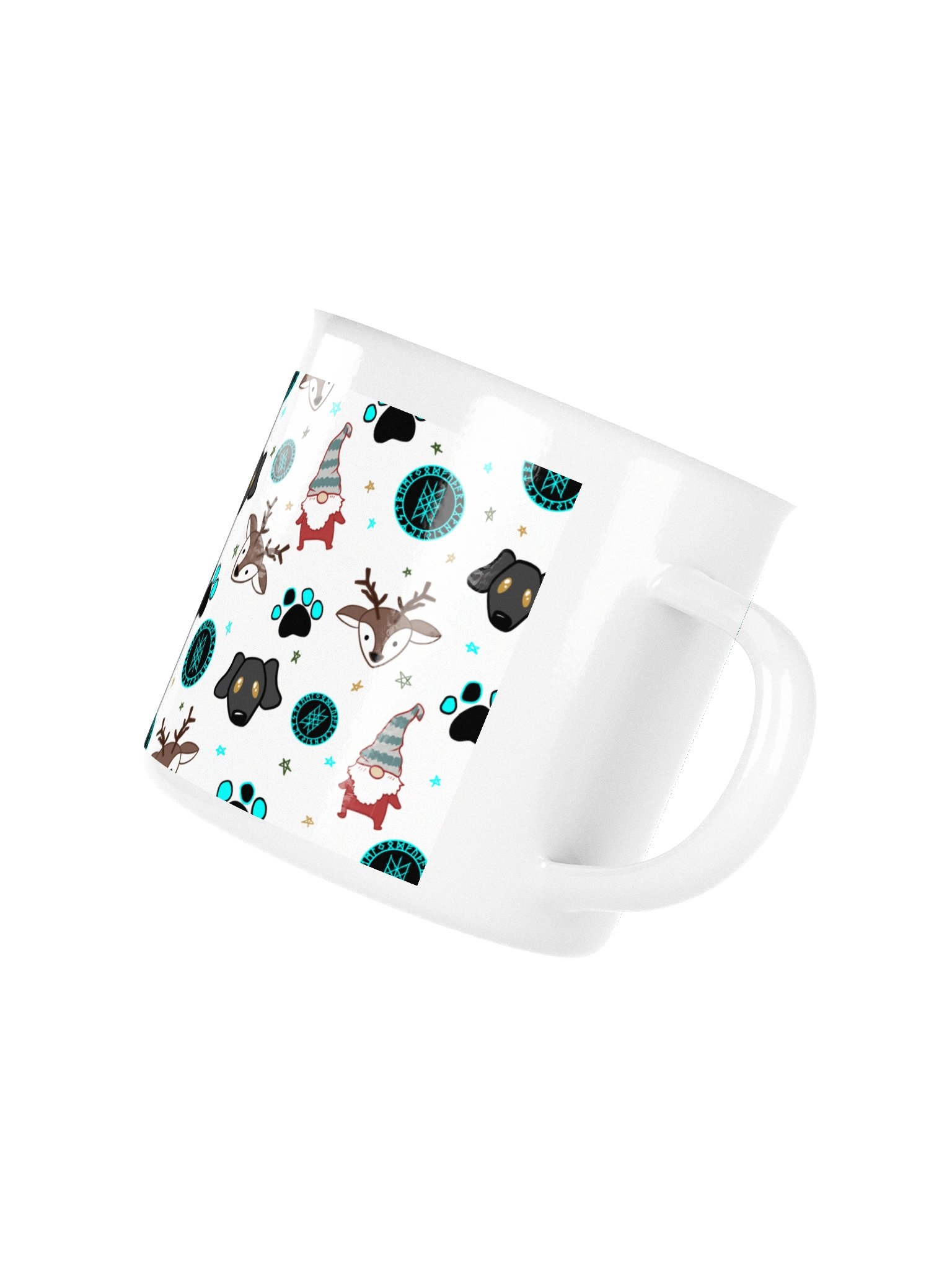 Web of Wyrd Christmas Enamel Mug product image (3)