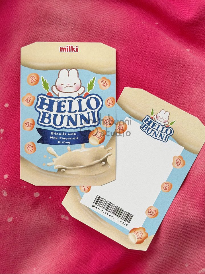Milk Hello Bunni Postcard product image (1)