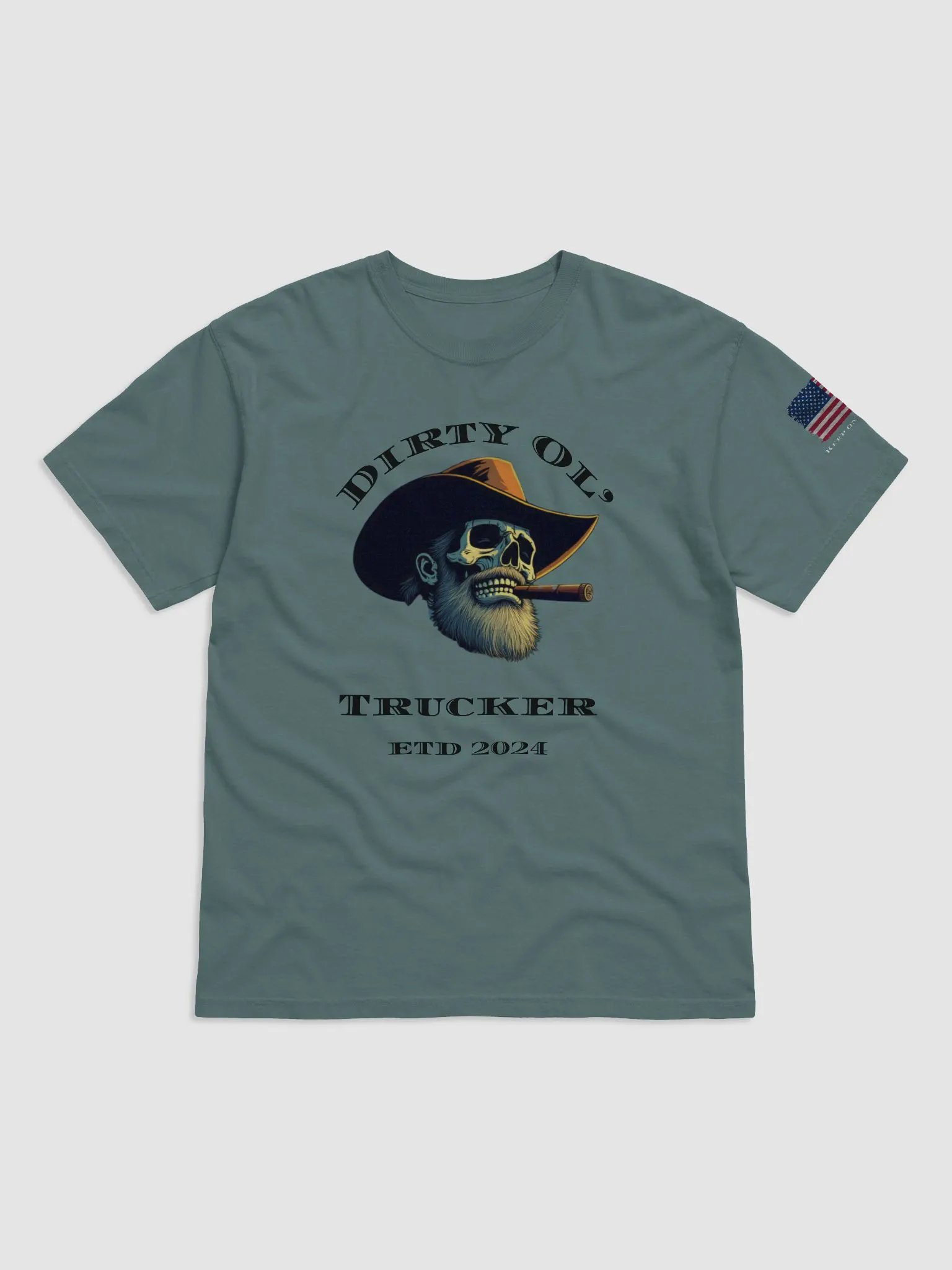 Dirty Ol' Trucker Road Warrior T-Shirt (Dark Letter) product image (1)