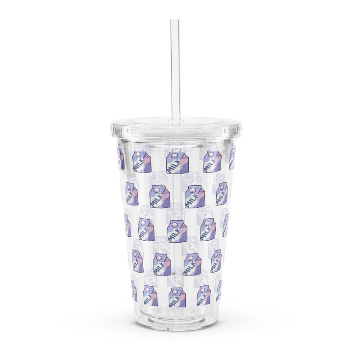 Milky Plastic Tumbler product image (1)