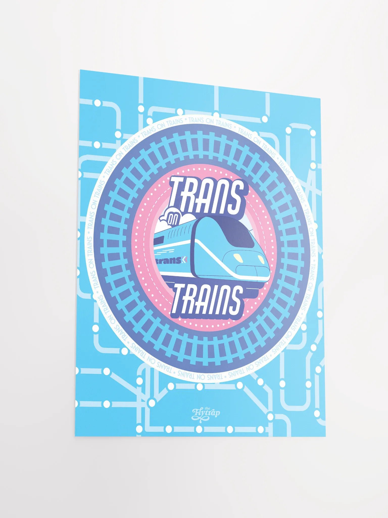 Trans on Trains 12x16 poster product image (3)