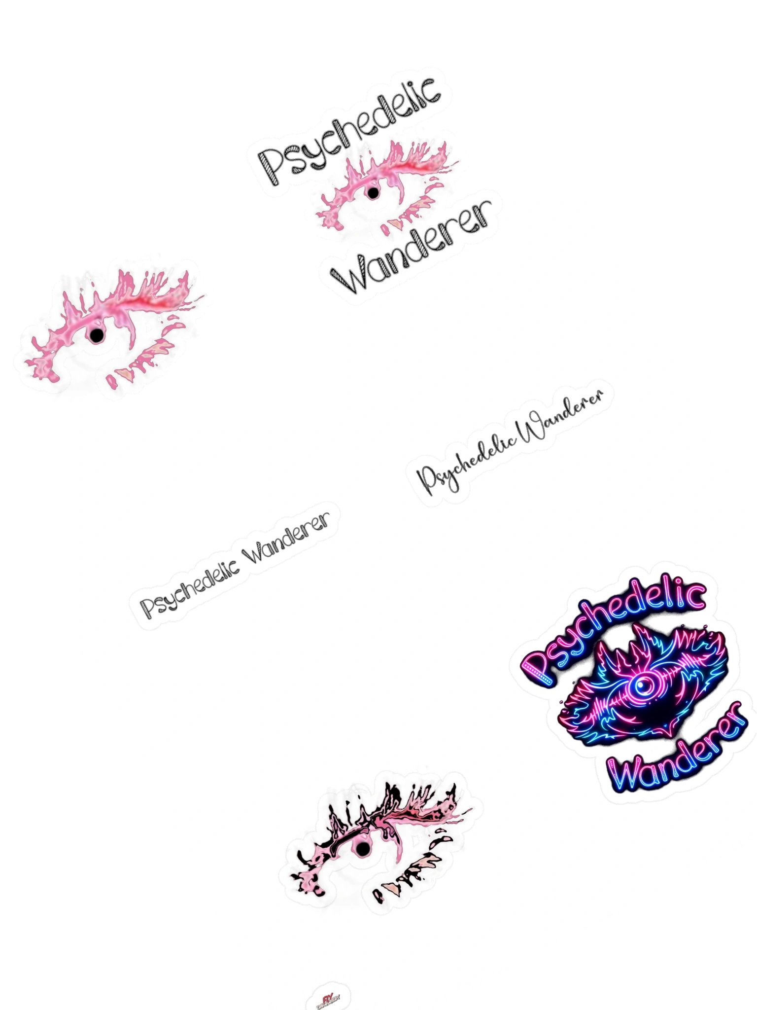 Psychedelic Wanderer Kiss Cut Sticker Sheet product image (1)