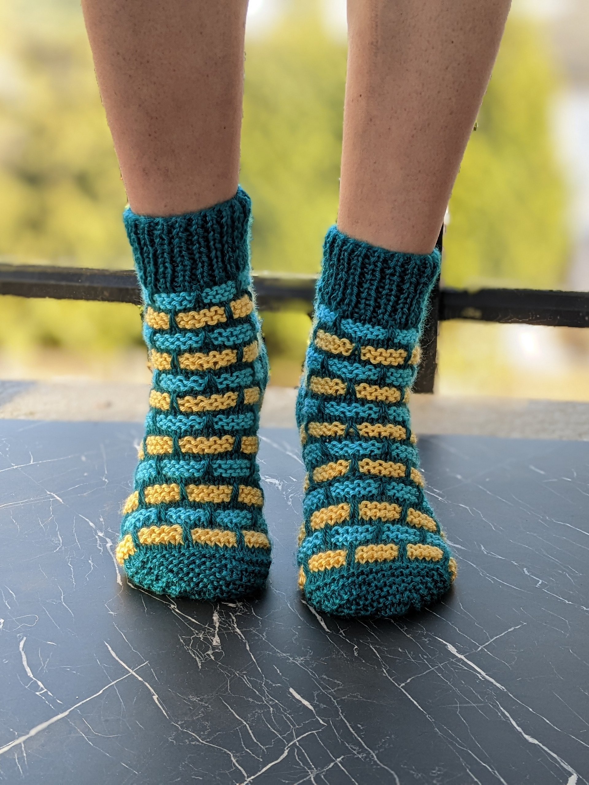 Bricklane Flat Knit Socks Pattern product image (2)
