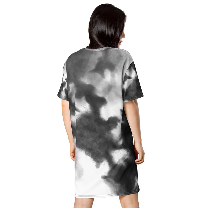 Exclusive Purple Galaxy Print T-Shirt Dress - Only at TDS Music product image (2)
