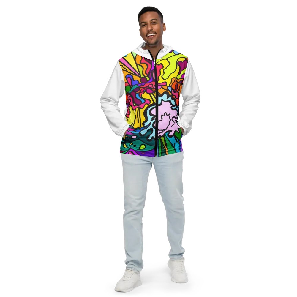 Adventure-Ready All-Over Print Windbreaker - Wave at Sunset product image (1)