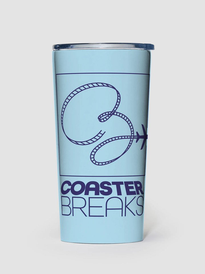 Stainless Steel Tumbler - Light Blue & Navy product image (1)