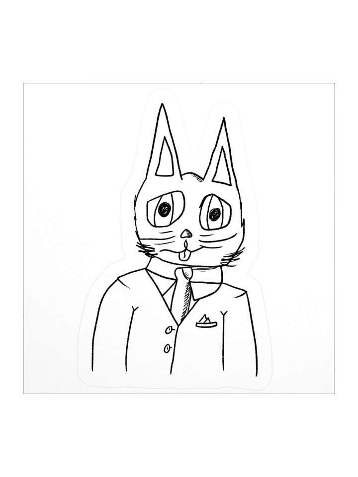 Business Cat Sticker product image (1)