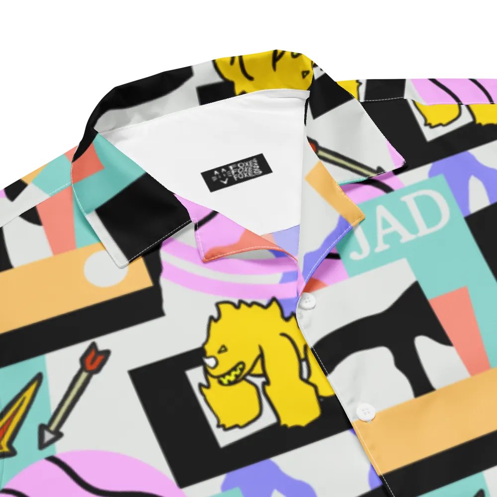 Jad Pastel Abstract Button Up product image (3)