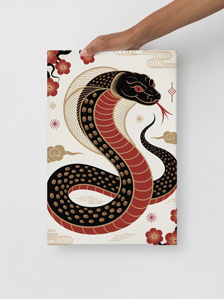 Chinese Zodiac Snake Canvas Art product image (2)