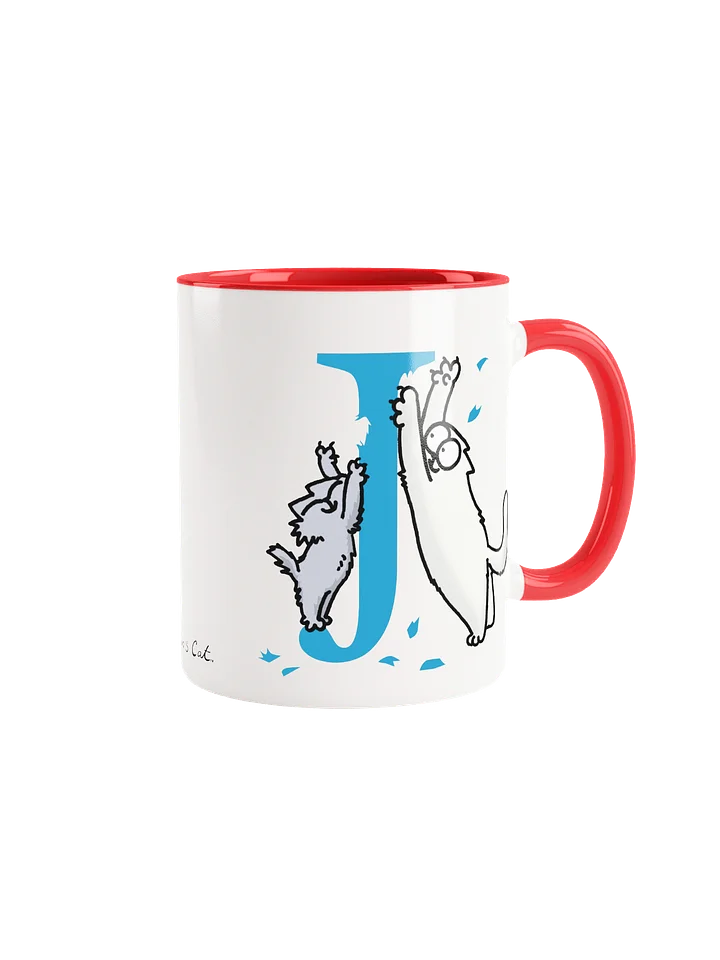 Cat Monogram Mug - J product image (2)