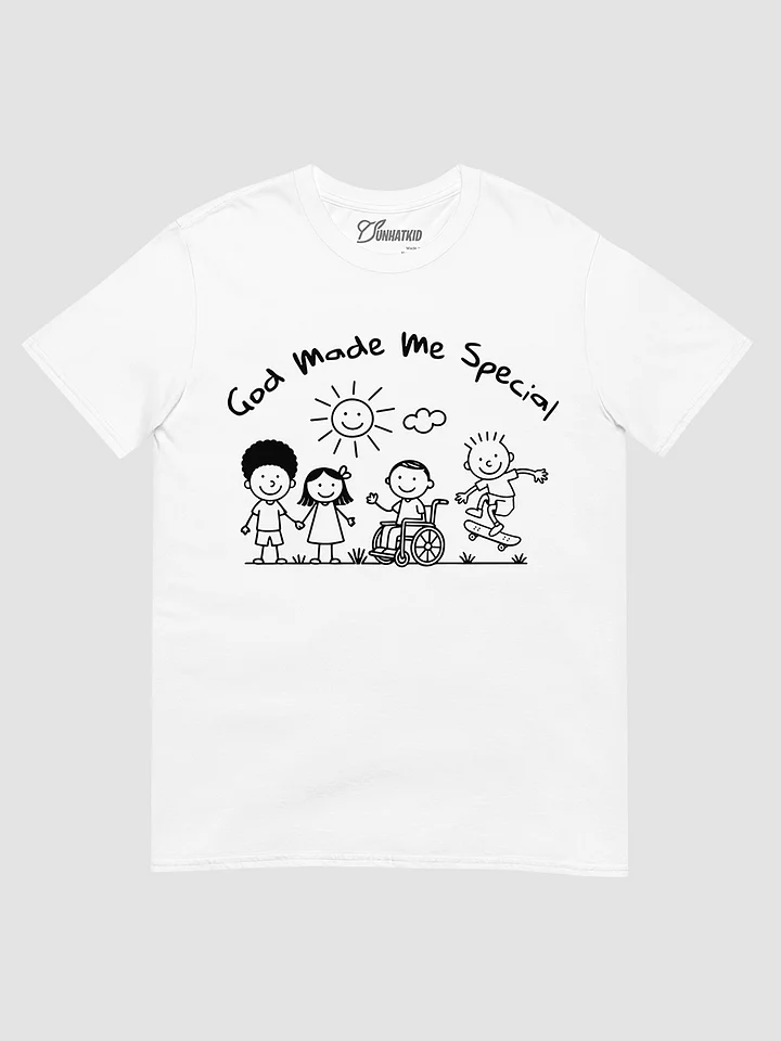 God Made Me Special T-Shirt White product image (1)