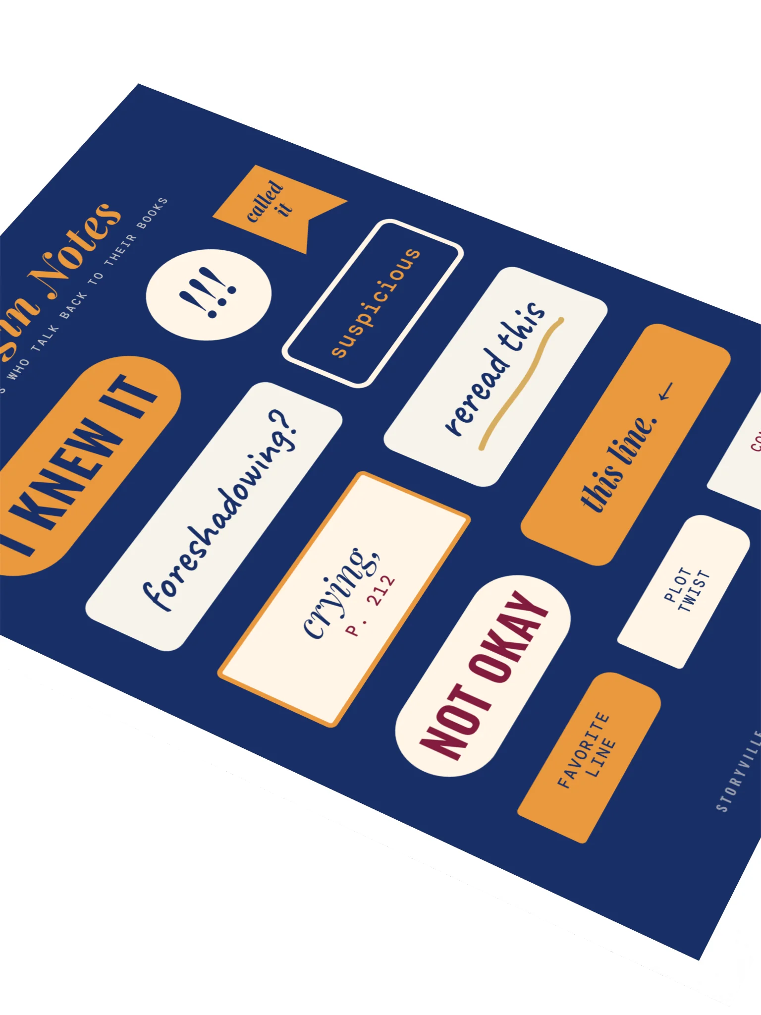 Margin Notes Sticker Sheet product image (2)
