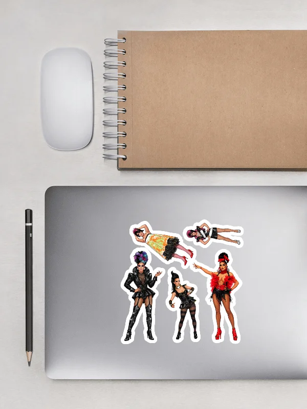 "Season 4 Looks" Die-Cut Sticker Sheet product image (2)