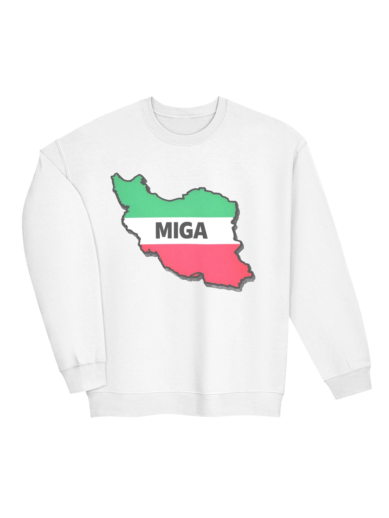 MIGA Map Unisex Sweater product image (3)